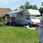 Heutzutage fährt man mit dem Motorhome an